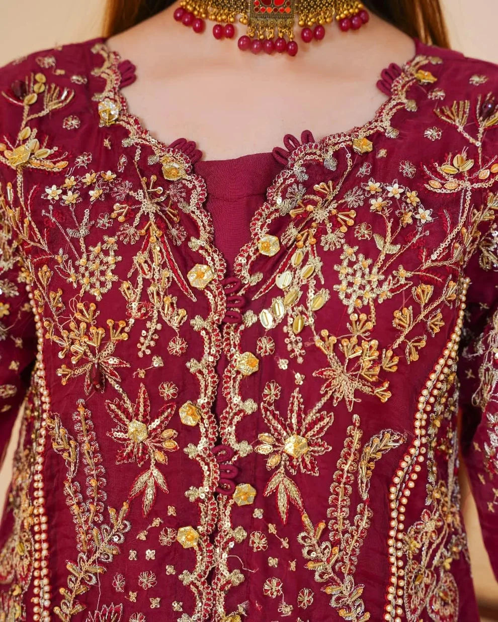 SJ3454 Mehroon
