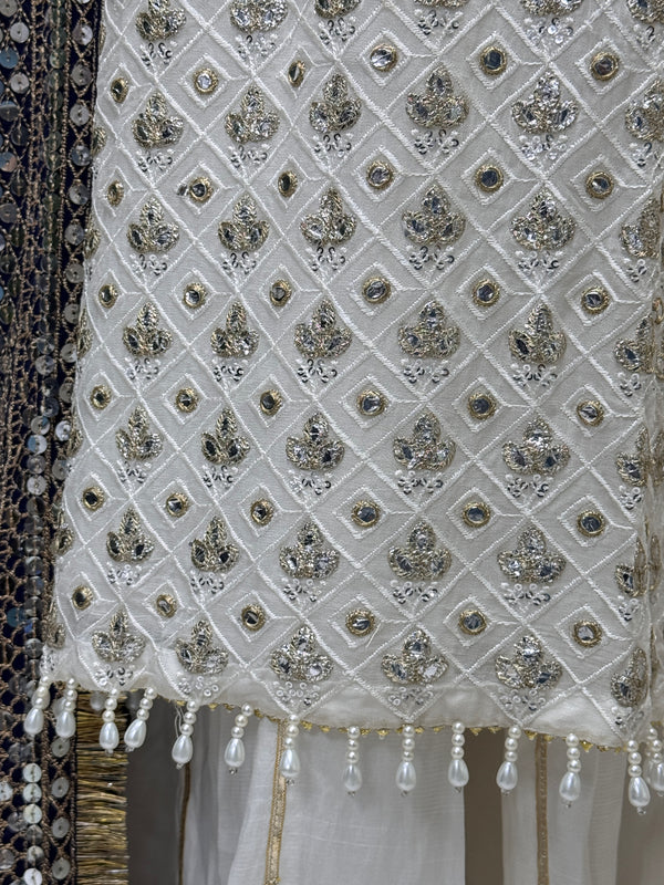 SJ3478 White Blue