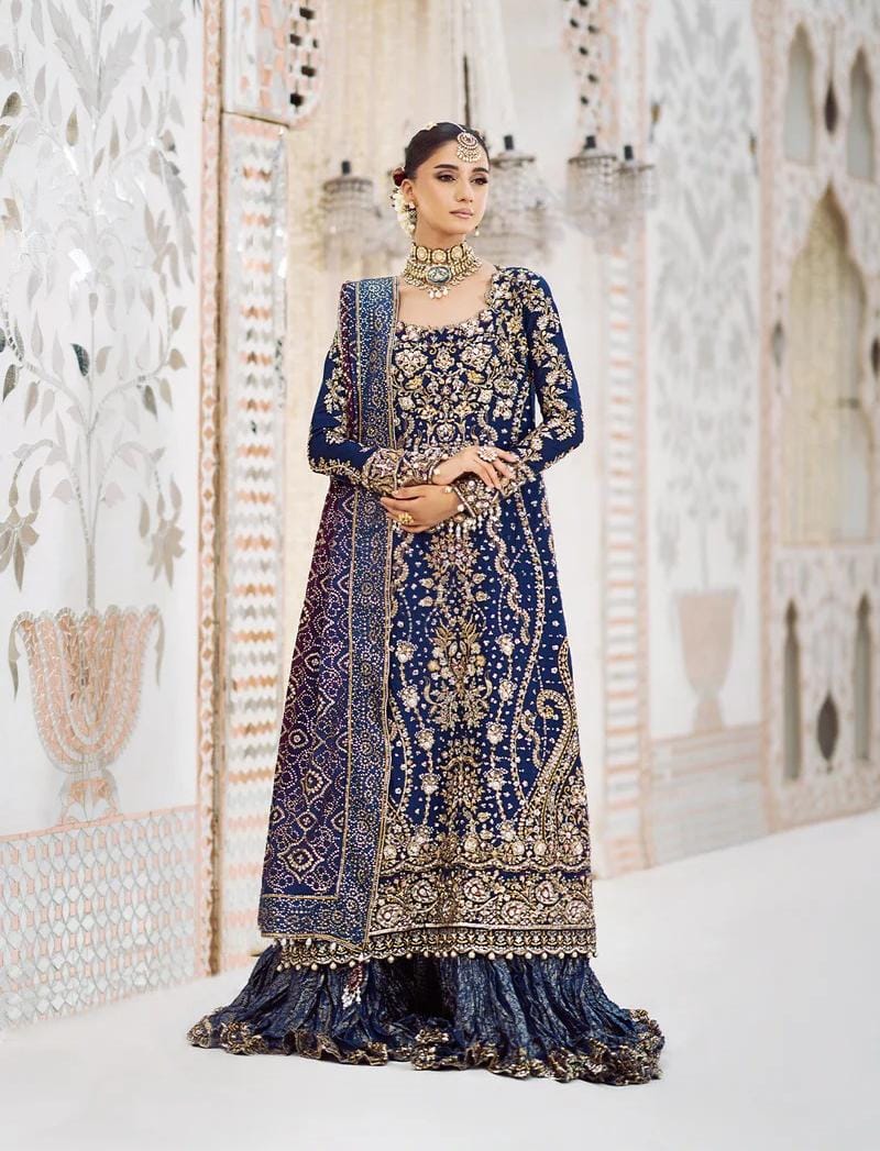 party wear 4127 BLUE