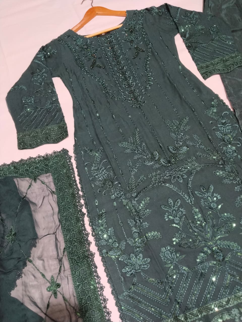 party wear 1553 green