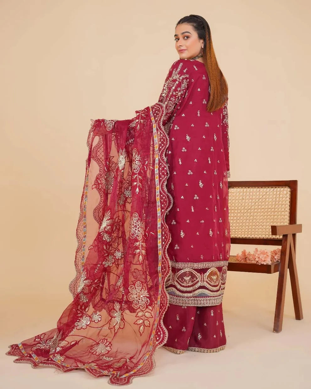SJ3454 Mehroon