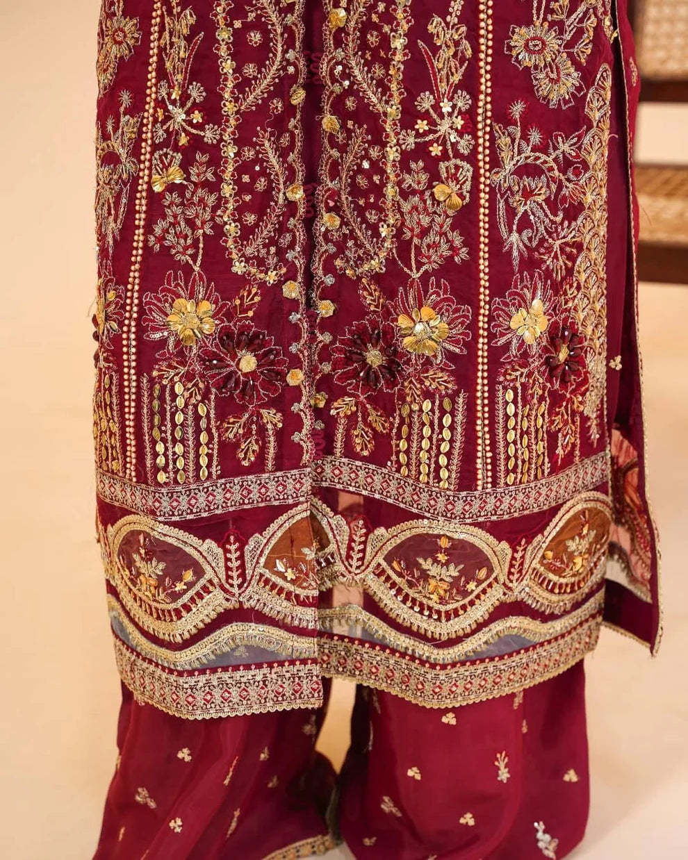 SJ3454 Mehroon