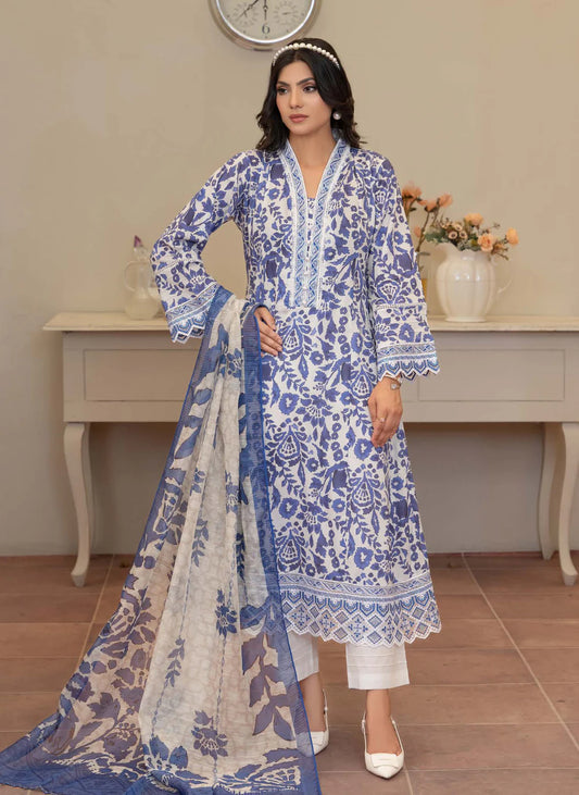 Soni Aaima Lawn 02 White