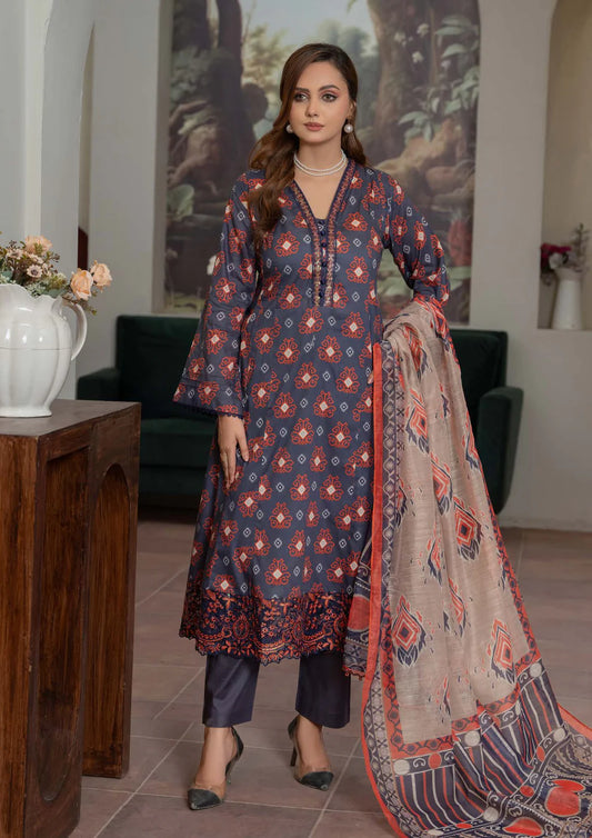 Soni Aaima Lawn 06 Grey