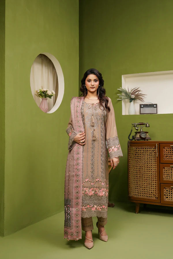 Munira 7 Chic Dhanak Camel Brown