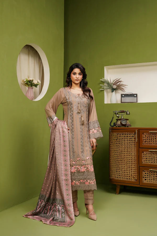 Munira 7 Chic Dhanak Camel Brown