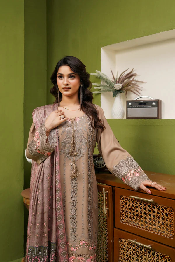 Munira 7 Chic Dhanak Camel Brown