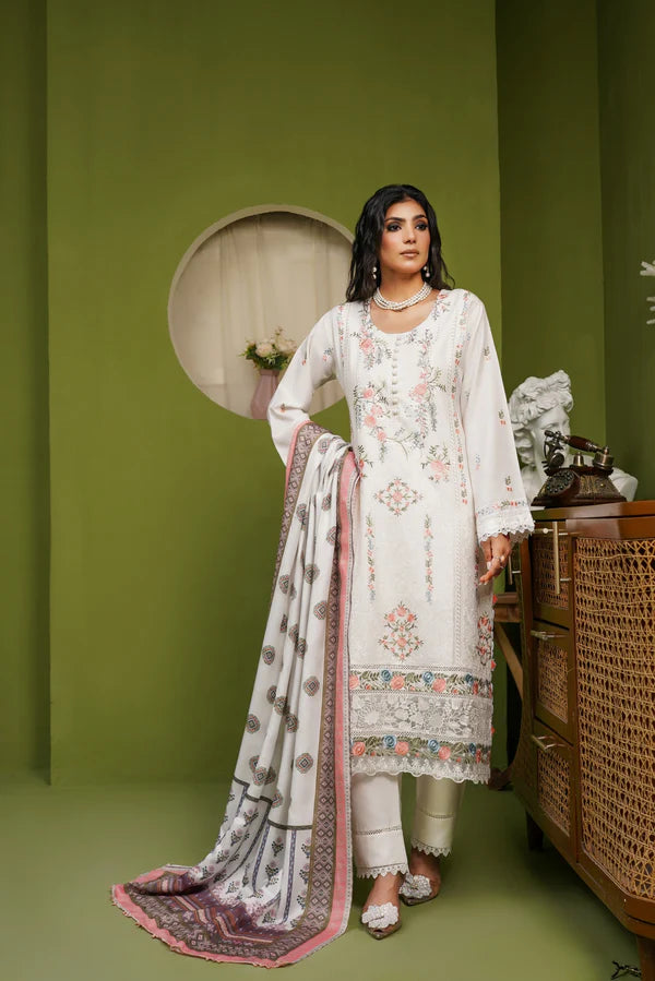 Munira 7 Chic Dhanak Off White