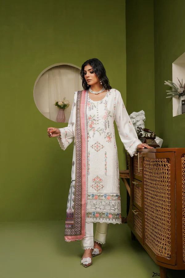 Munira 7 Chic Dhanak Off White
