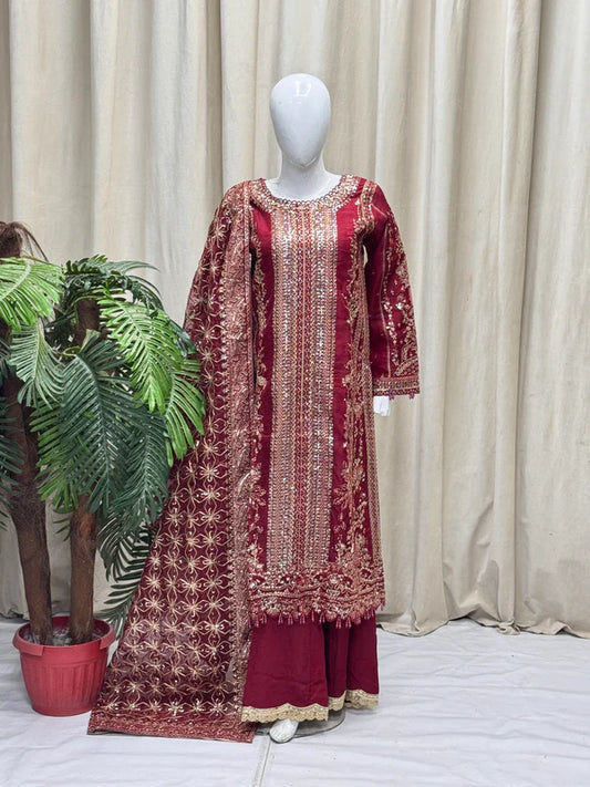 SJ3352 Mehroon
