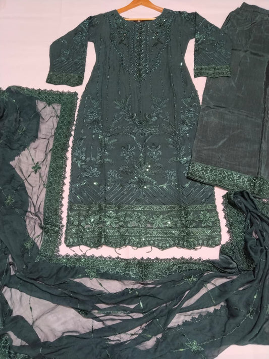 party wear 1553 green