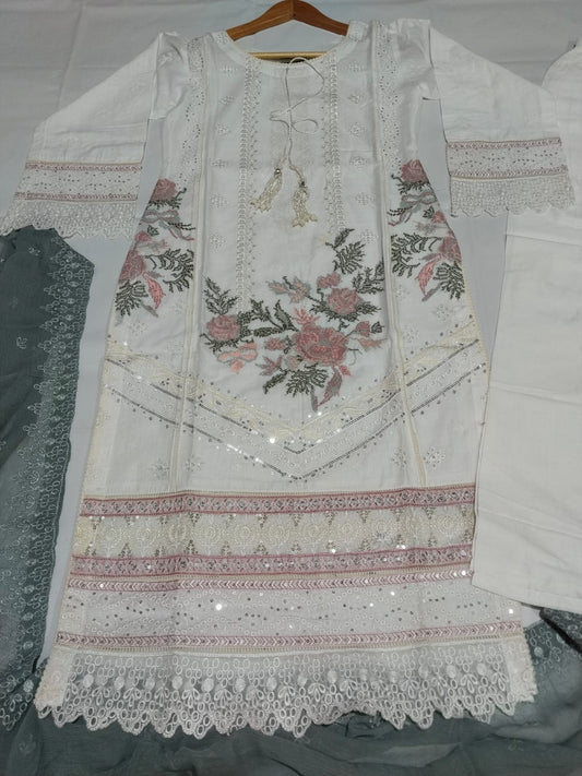 Cotton Embrioderd dress